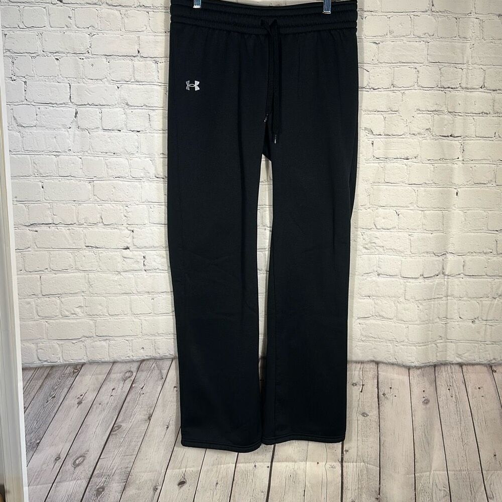 Under Armour Semi Fitted Black Sweat Athletic Storm Pants size M Medium